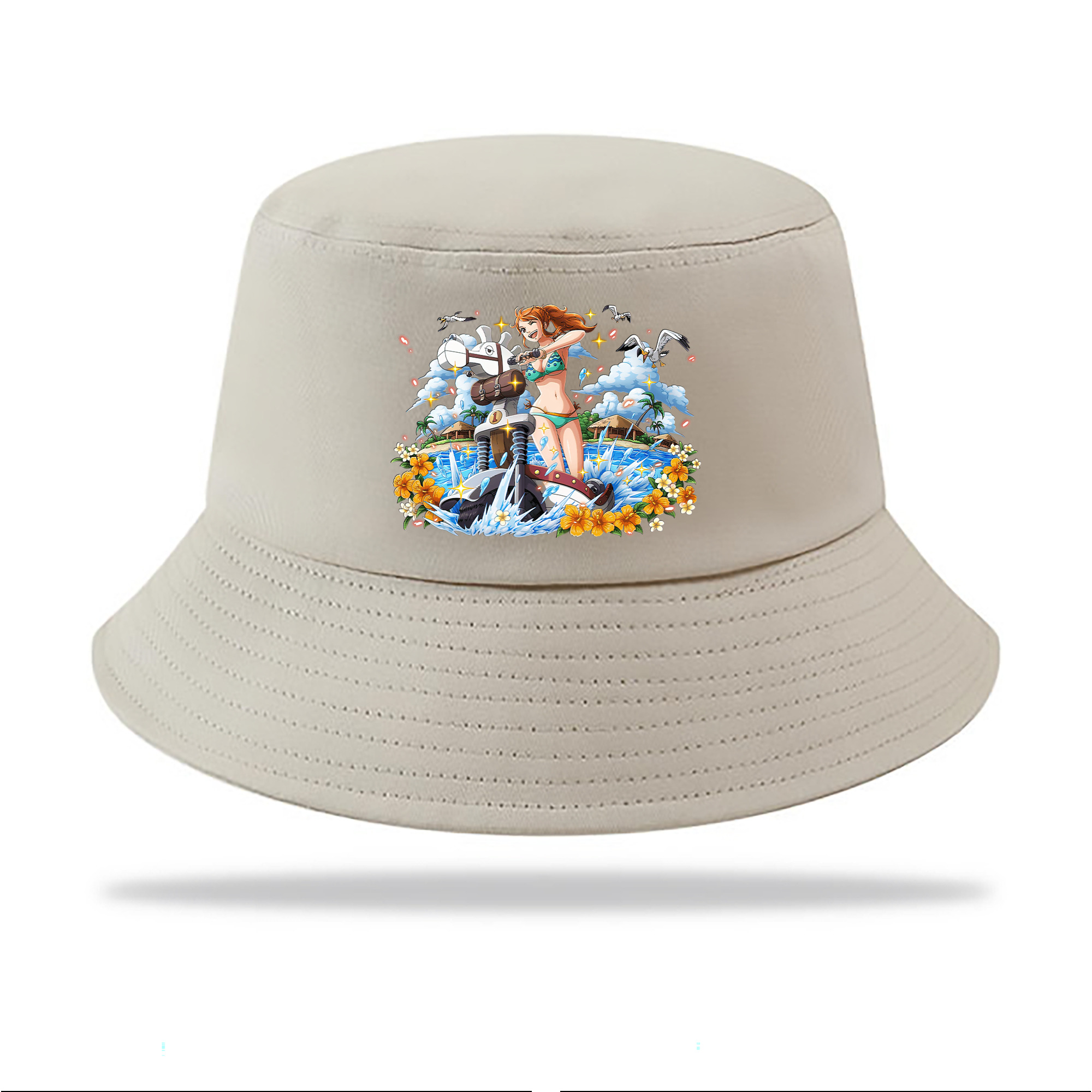（画像用） ワンピース ナミ ONE PIECE Nami アウトドア日除けバケットハット
